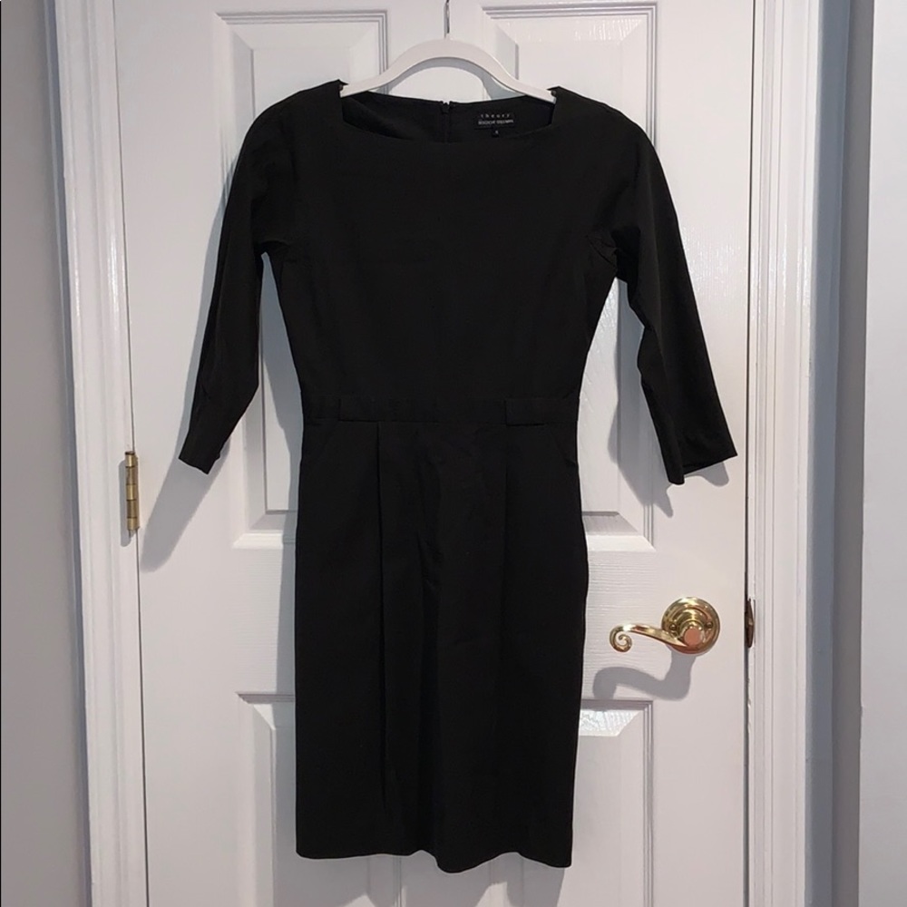 Theory Bergdorf Goodman Black Dress